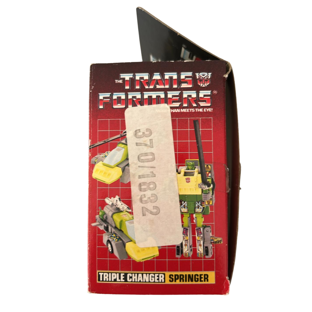 Transformers G1 Springer Triple Changer original box