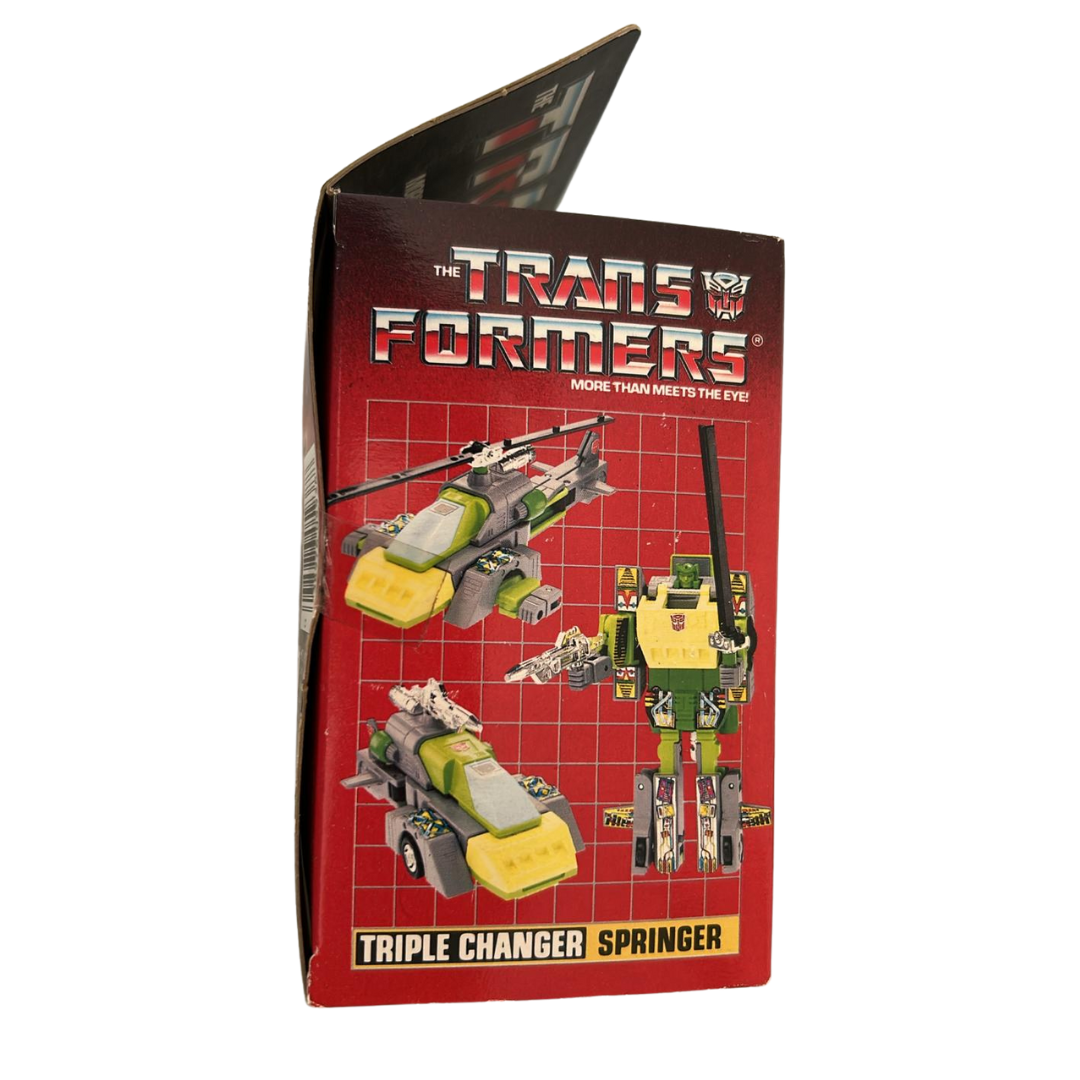Transformers G1 Springer Triple Changer original box