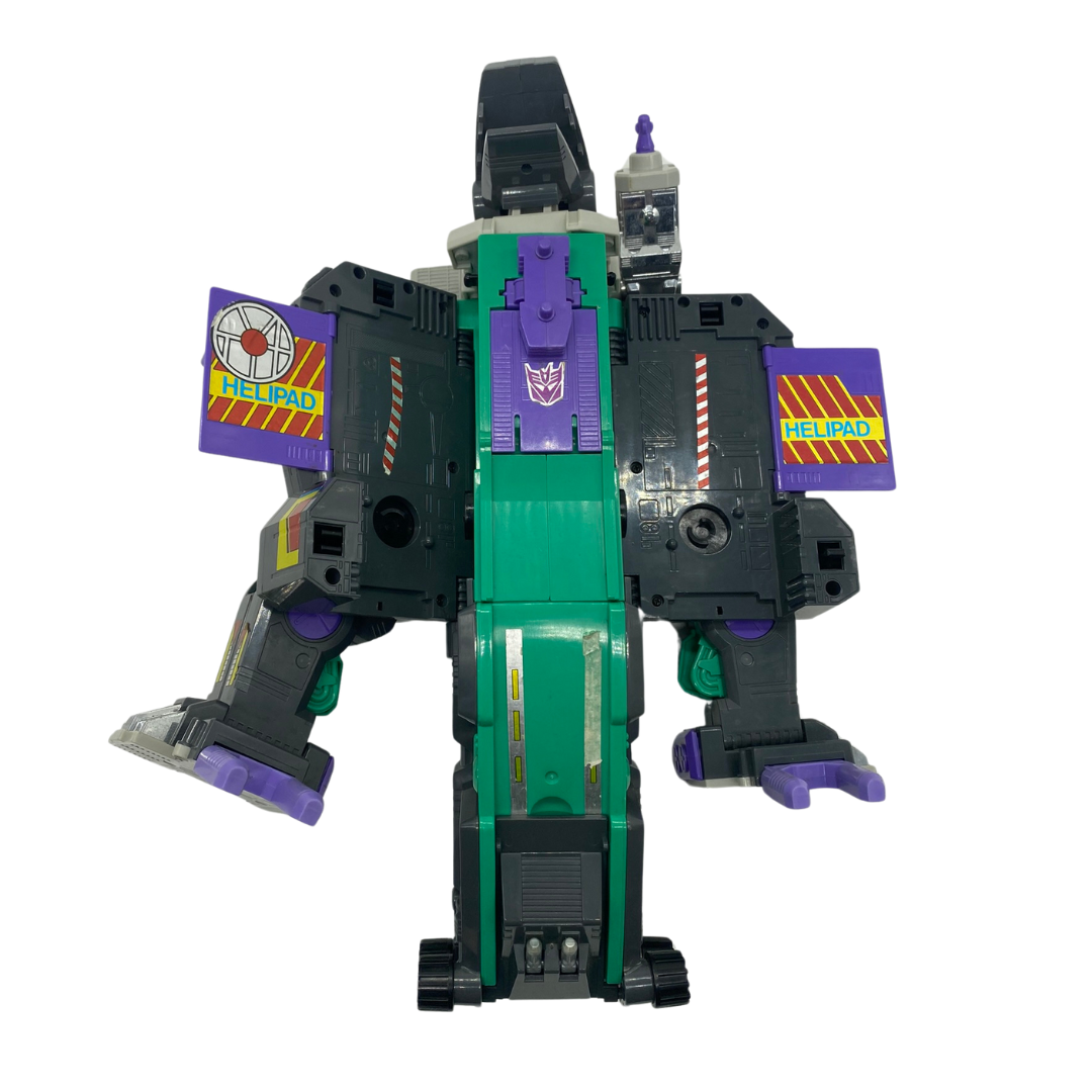 Vintage Transformers G1 Trypticon Decepticon (some damage not working)