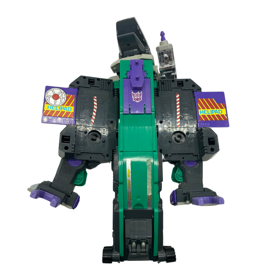 Vintage Transformers G1 Trypticon Decepticon (some damage not working)