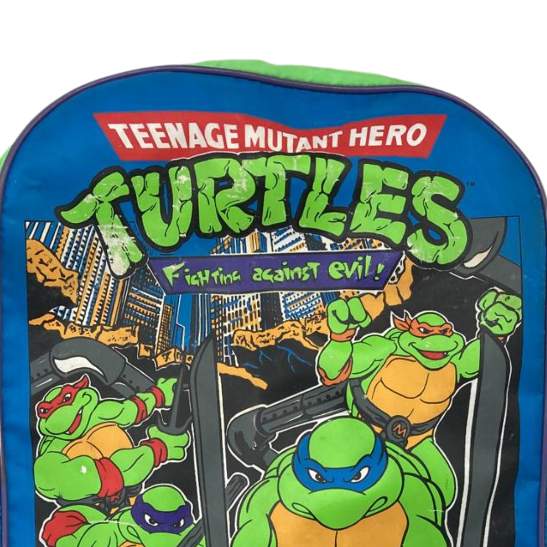 Vintage Teenage Mutant Ninja Turtles TMNT rucksack, back pack bag