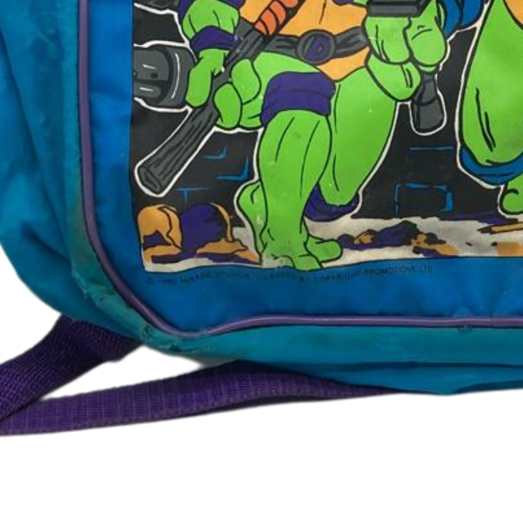 Vintage Teenage Mutant Ninja Turtles TMNT rucksack, back pack bag