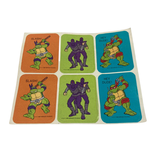 Vintage Teenage Mutants Ninja Turtles stickers