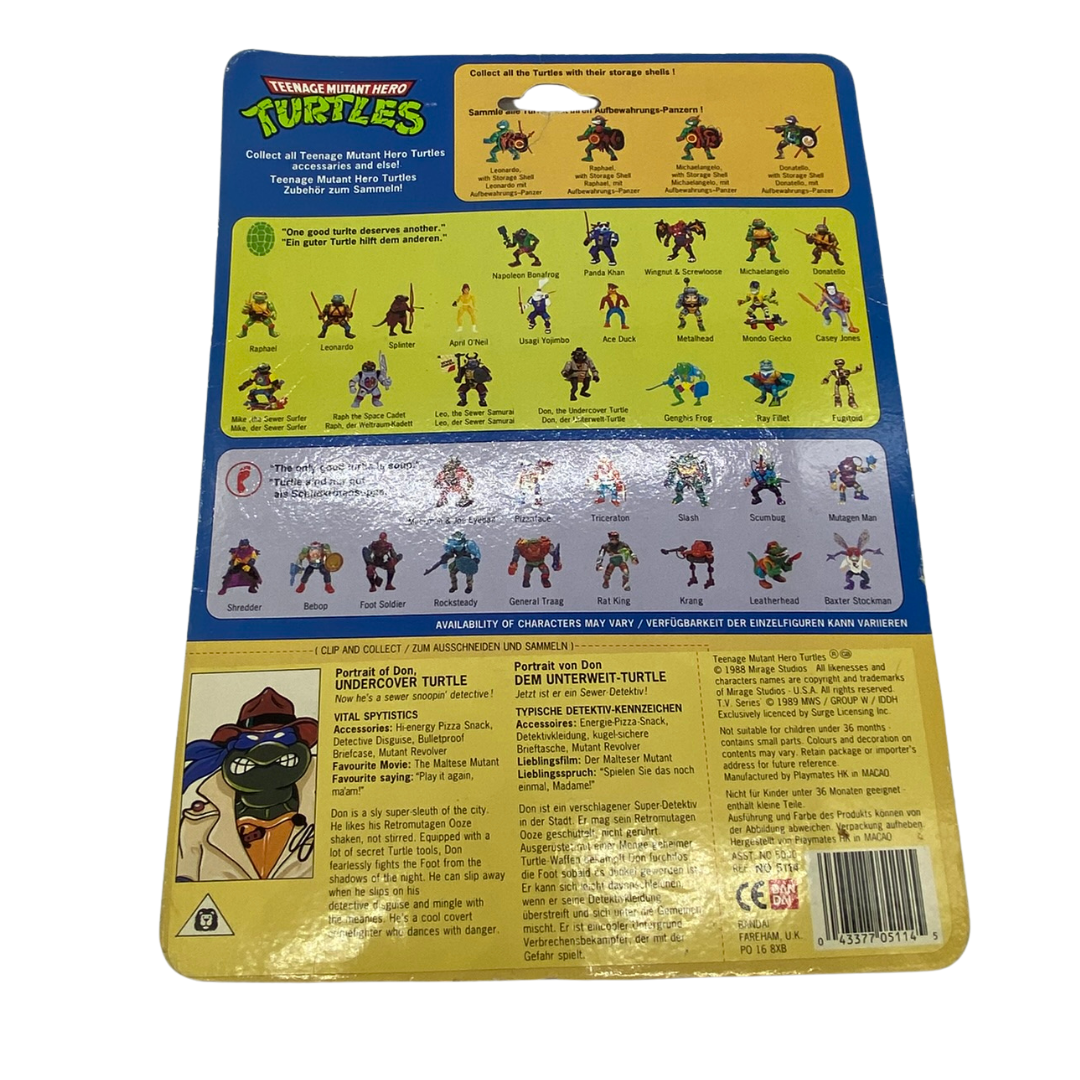 Teenage Mutant Ninja Turtles Undercover Don figure cardback original