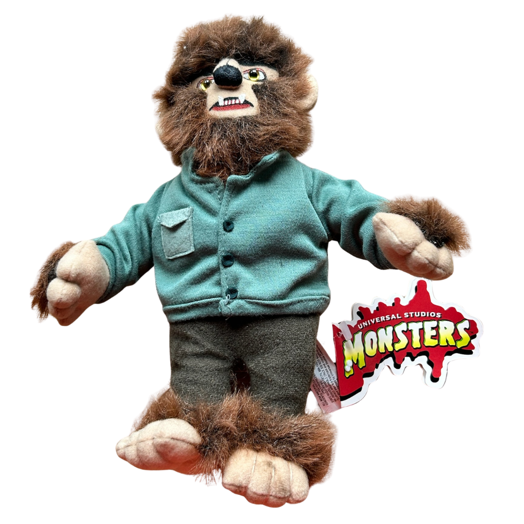 Universal Studios Monsters Wolf Man plush soft toy 1999 by Stuffins Horror genre werewolf