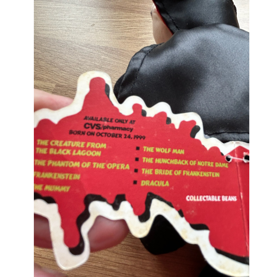 Universal Studios Monsters Dracula plush soft toy 1999 by Stuffins Horror genre