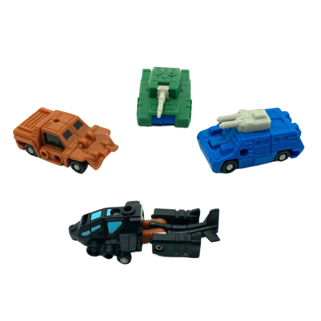 G1 Transformers Military Patrol vehicles micromasters tank, helicopter, ATV,