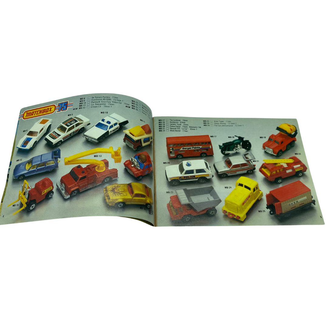 Matchbox toys 1981 - 1982 toy catalogue, product catalogue 102