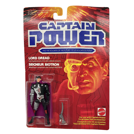 Captain Power Lord Dread MOC mint on card
