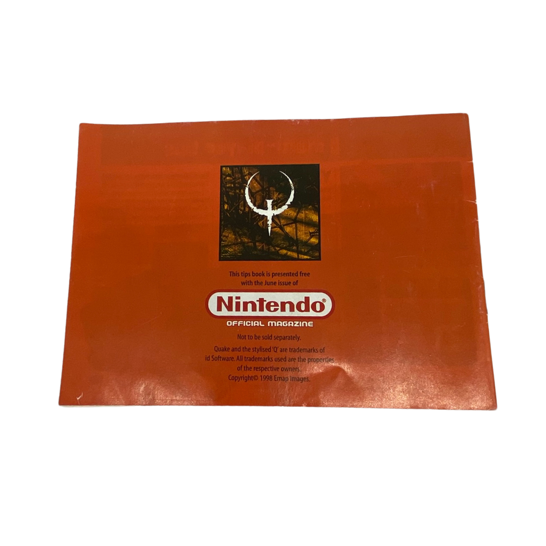 Nintendo Official Magasine Quake Tips Book No. 1