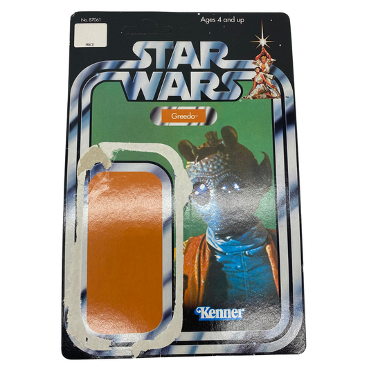 Star Wars Greedo The Saga Collection 2006 backing card