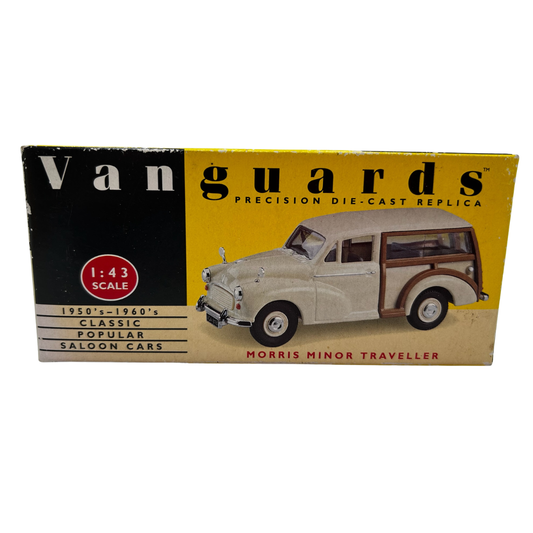 Vanguards 1:43 Morris Minor Traveller Cream die cast vintage car 428