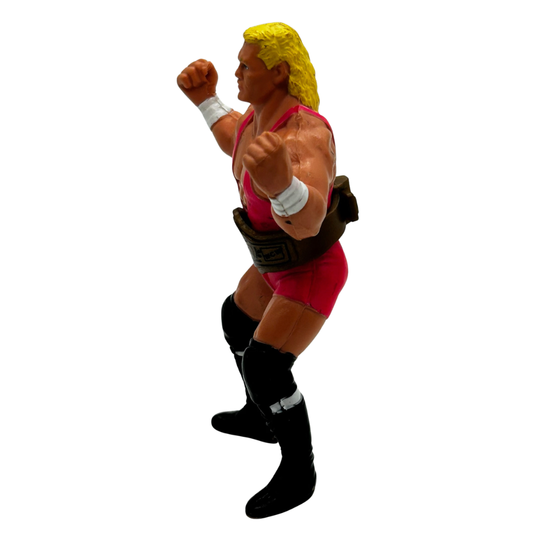 WCW Sid Vicious original figure pink variant with belt by Galoob 67