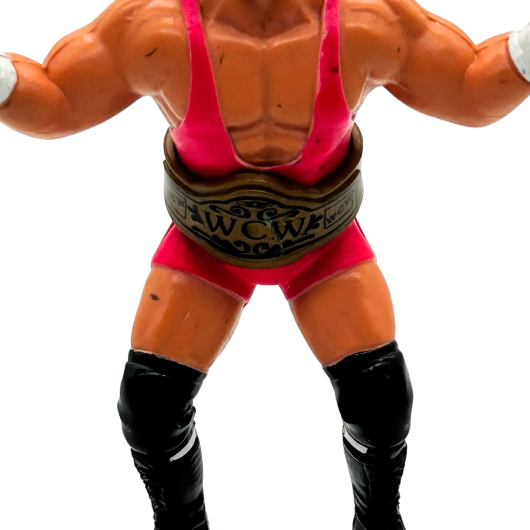 WCW Sid Vicious original figure pink variant with belt by Galoob 67