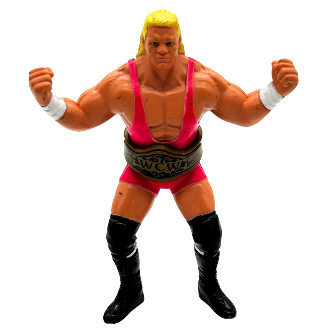 WCW Sid Vicious original figure pink variant with belt by Galoob 67