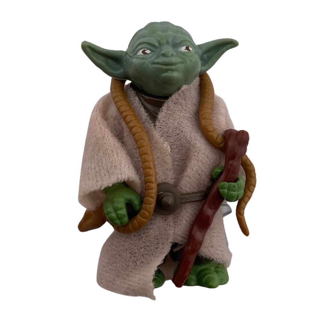 Vintage Star Wars Yoda with brown snake all original 427