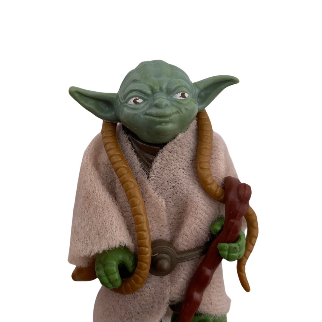 Vintage Star Wars Yoda with brown snake all original 427