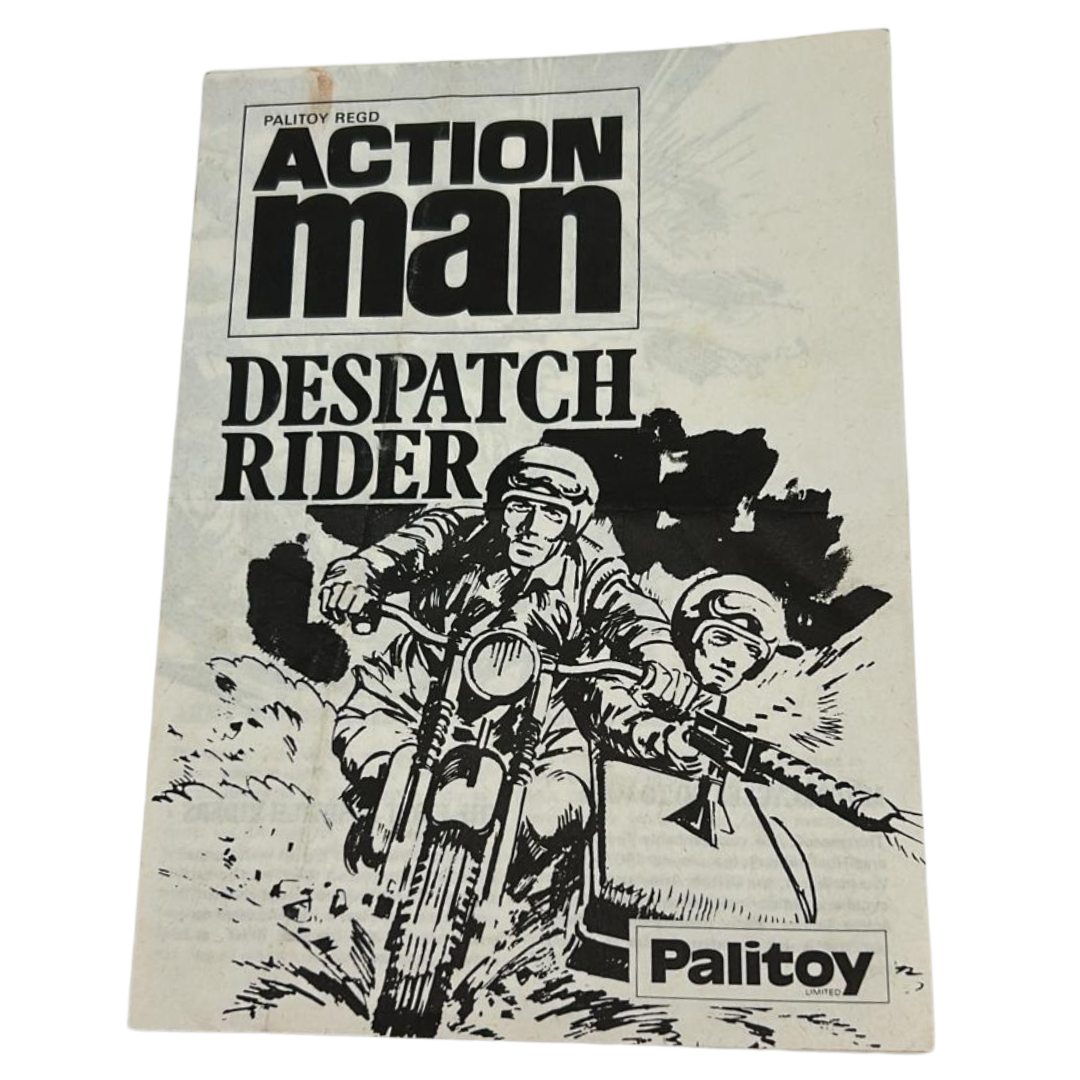 Action Man Despatch Rider Manual instructions original Palitoy VAM 641