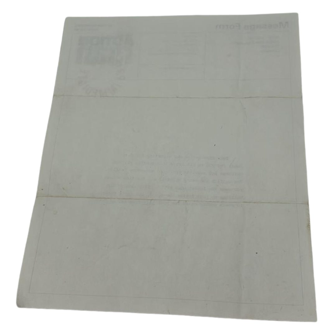 Action Man Free Action Man letter form AM66 Coalville original Palitoy VAM 641