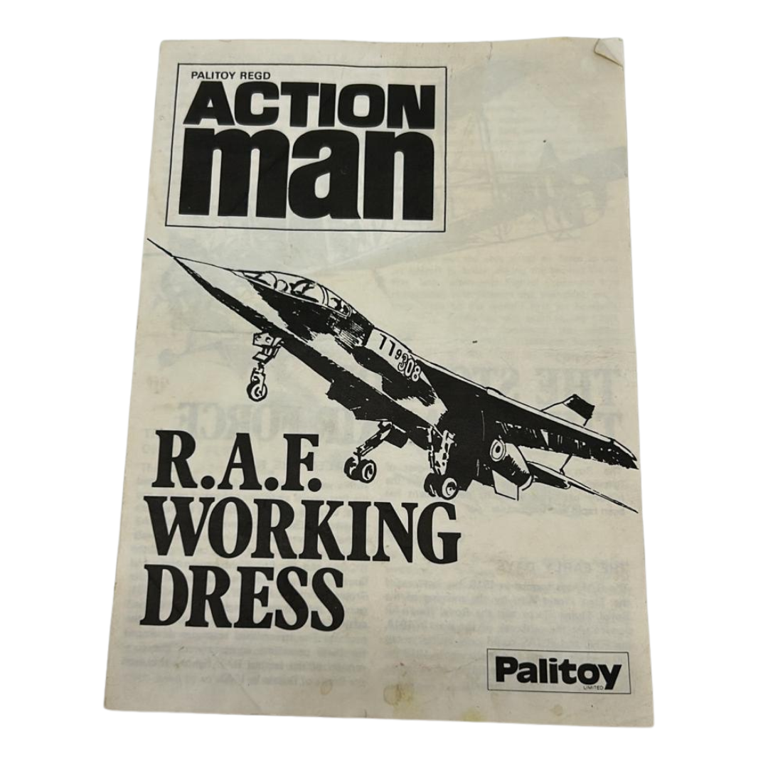 Action Man RAF Working Dress Manual instructions original Palitoy VAM 641