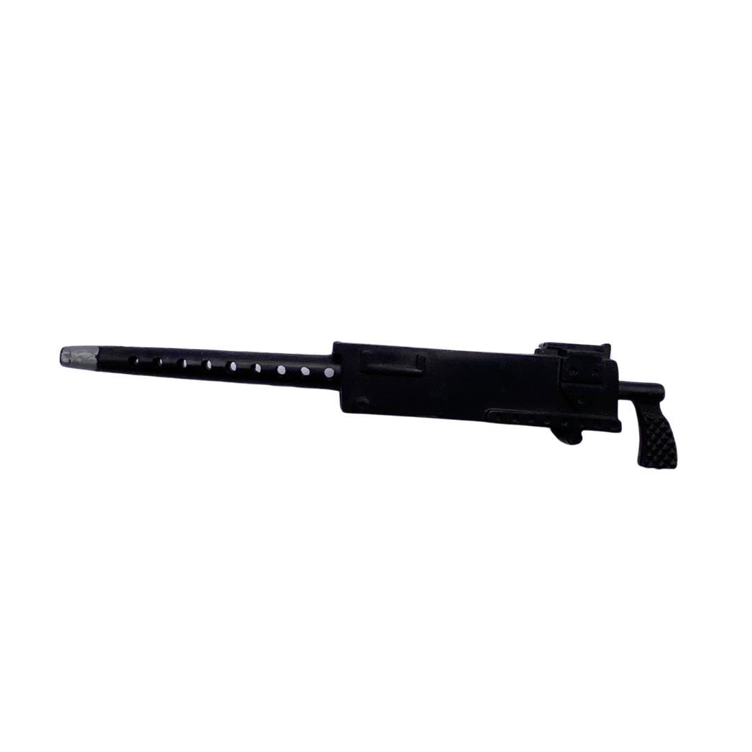 Action Man black machine gun vehicle part 353