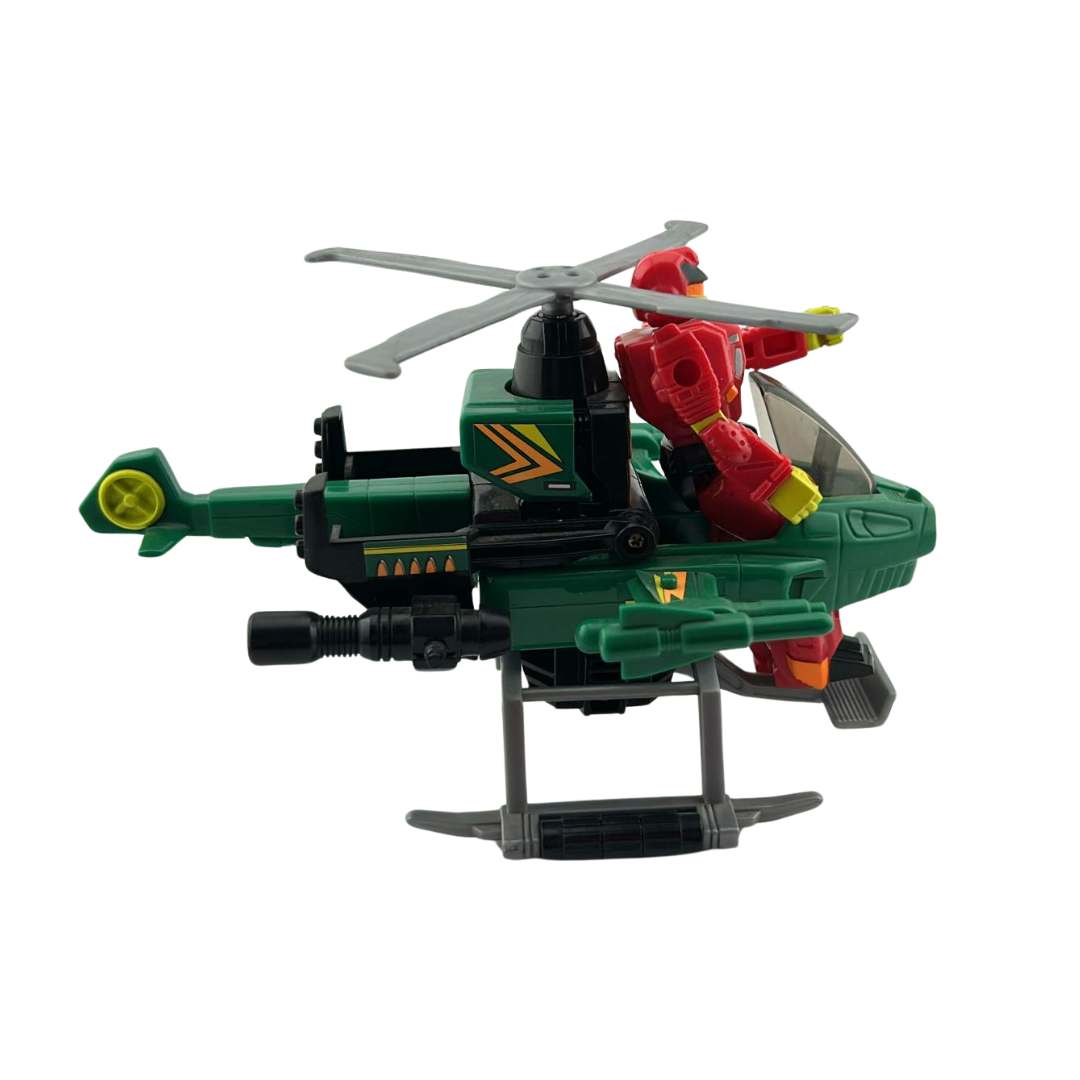 Transformers G1 Action Masters Over-Run & Attack Chopper with box not complete