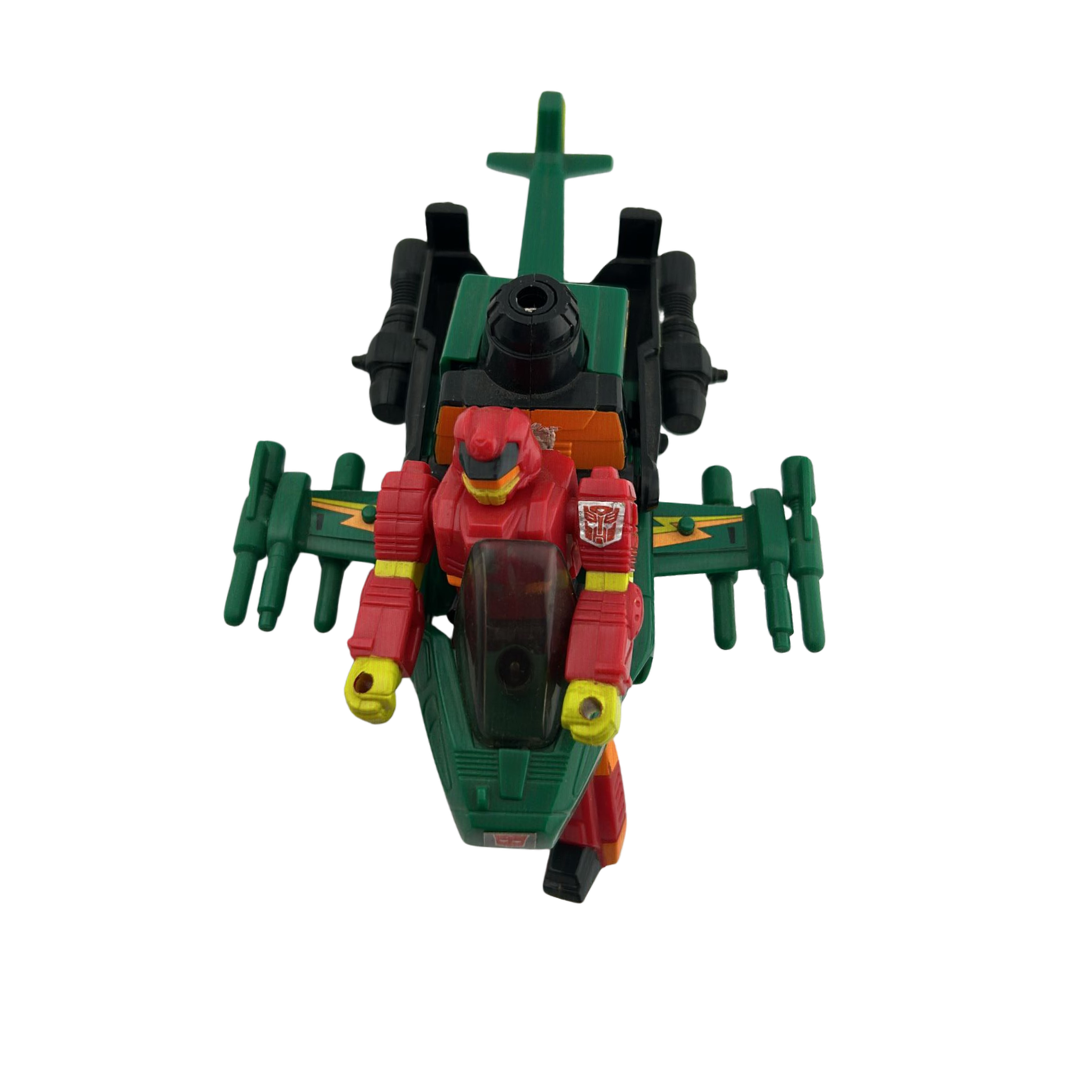 Transformers G1 Action Masters Over-Run & Attack Chopper with box not complete