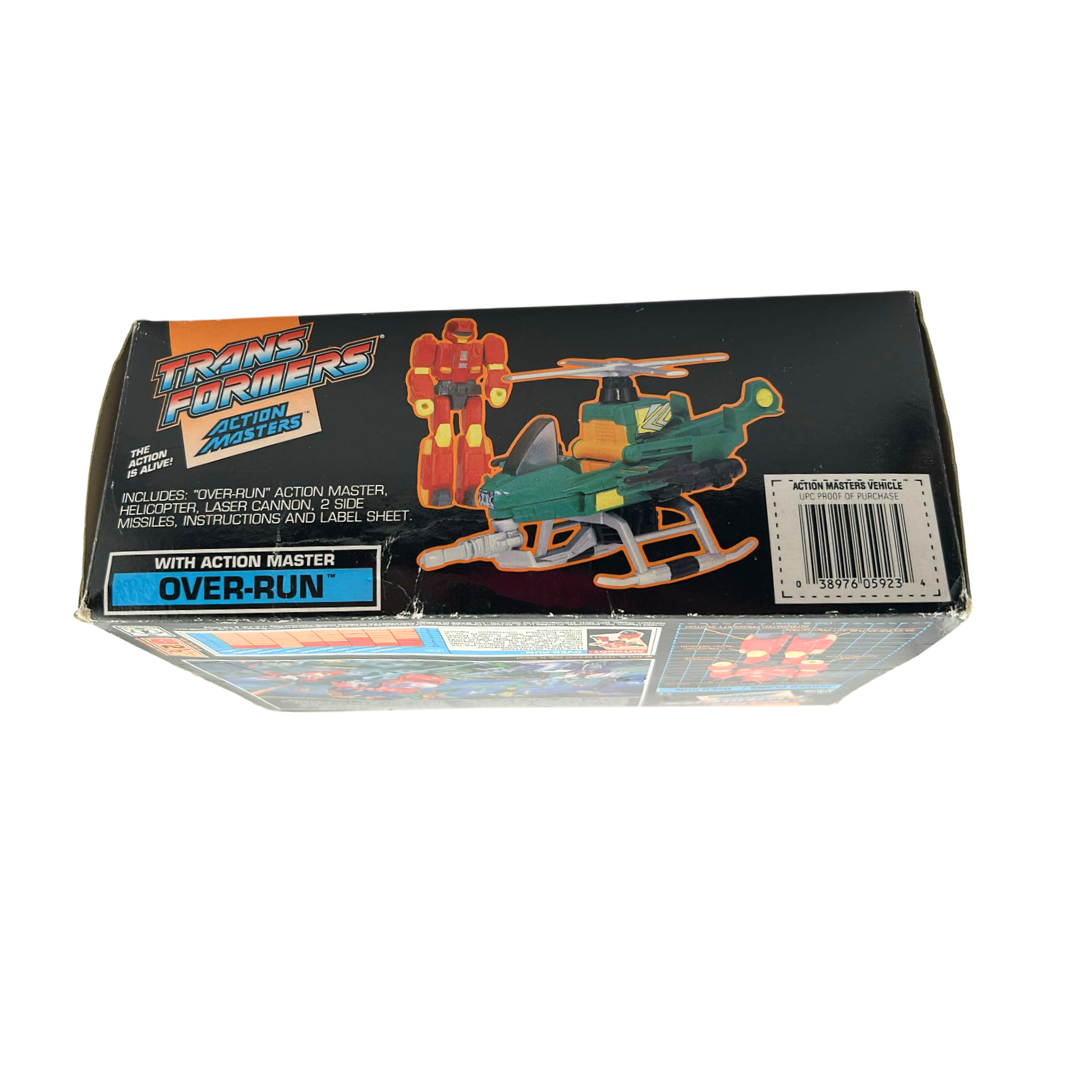 Transformers G1 Action Masters Over-Run & Attack Chopper with box not complete