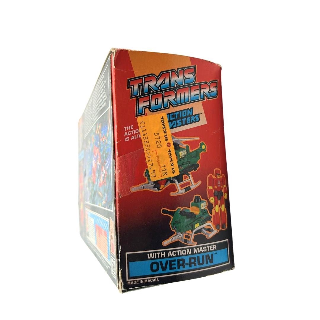 Transformers G1 Action Masters Over-Run & Attack Chopper with box not complete