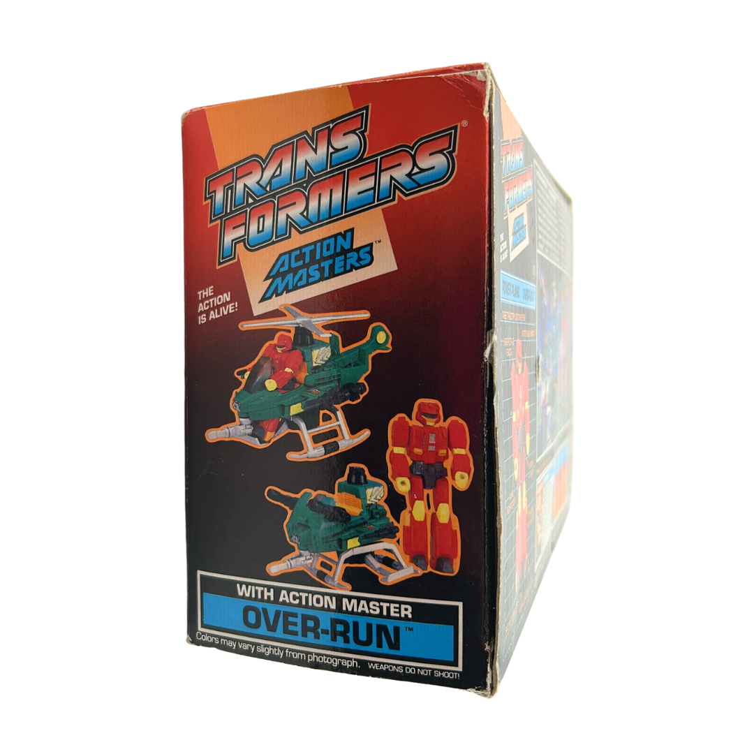 Transformers G1 Action Masters Over-Run & Attack Chopper with box not complete