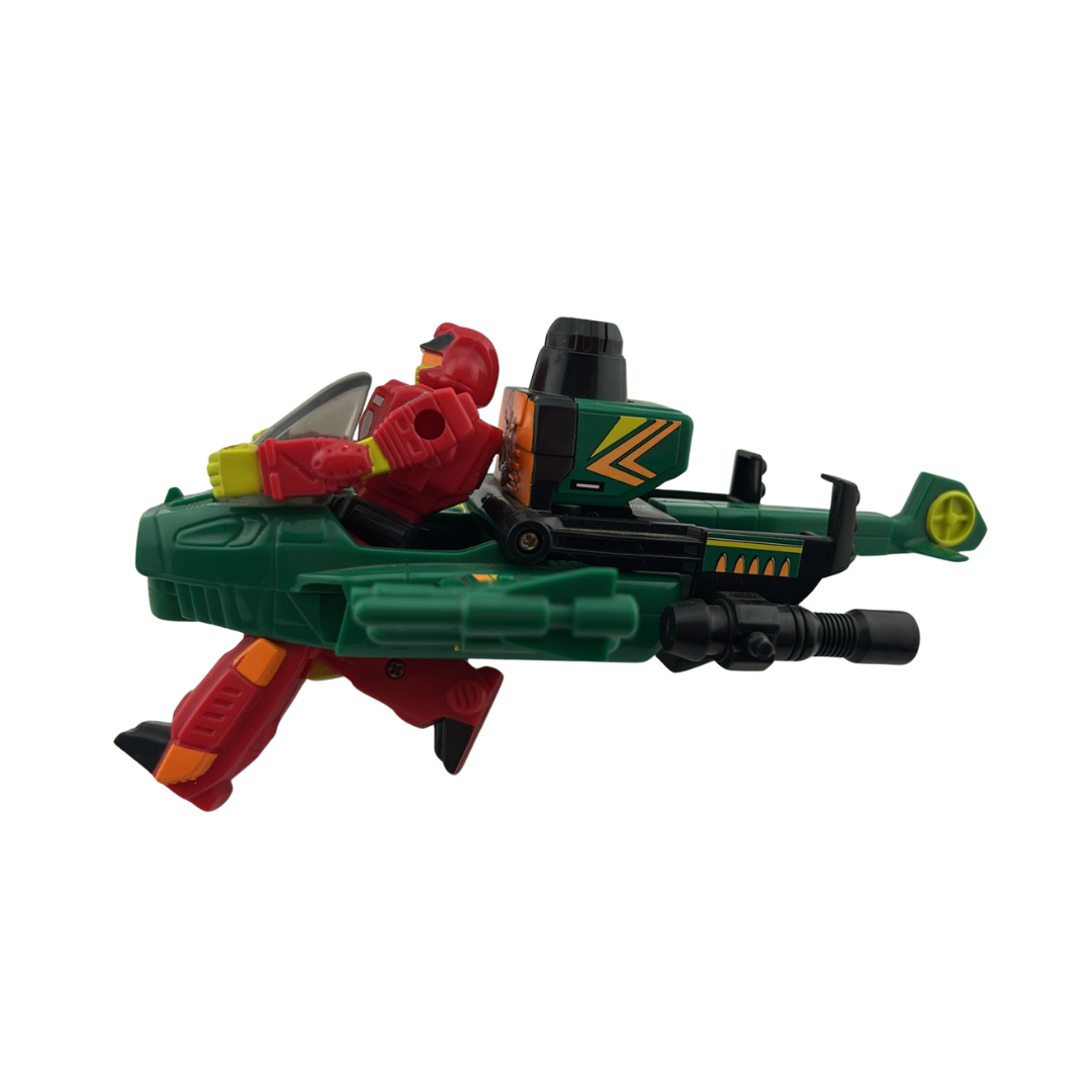 Transformers G1 Action Masters Over-Run & Attack Chopper with box not complete