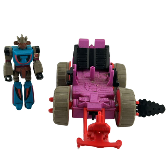 Transformers Action Masters Slicer exo-suit European Decepticon not complete 134