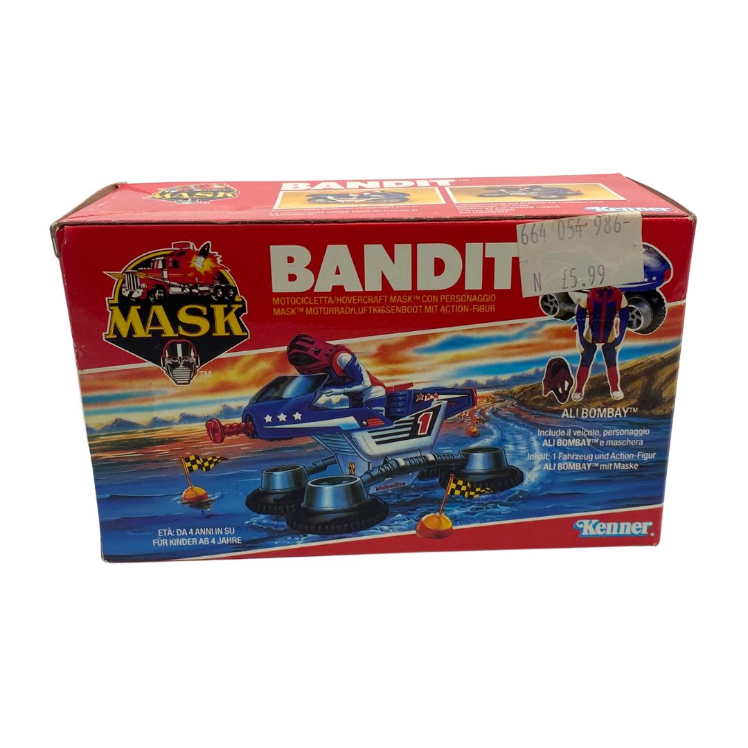 M.A.S.K. Bandit / Bullet empty box good colour by Kenner Ali Bombay