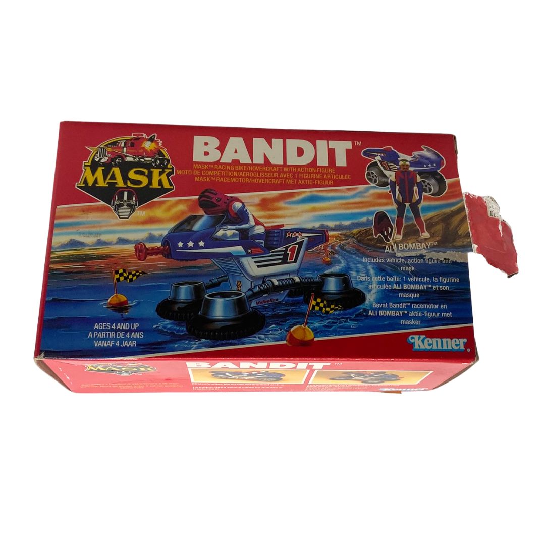 M.A.S.K. Bandit / Bullet empty box good colour by Kenner Ali Bombay