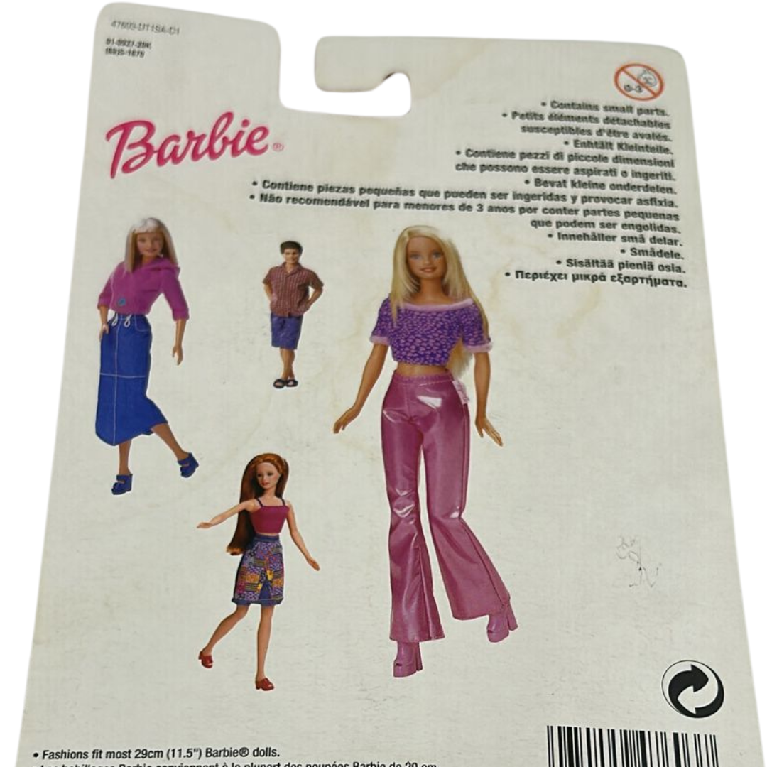 Barbie Cool and Casual clothing set jeans on card 47603 2001