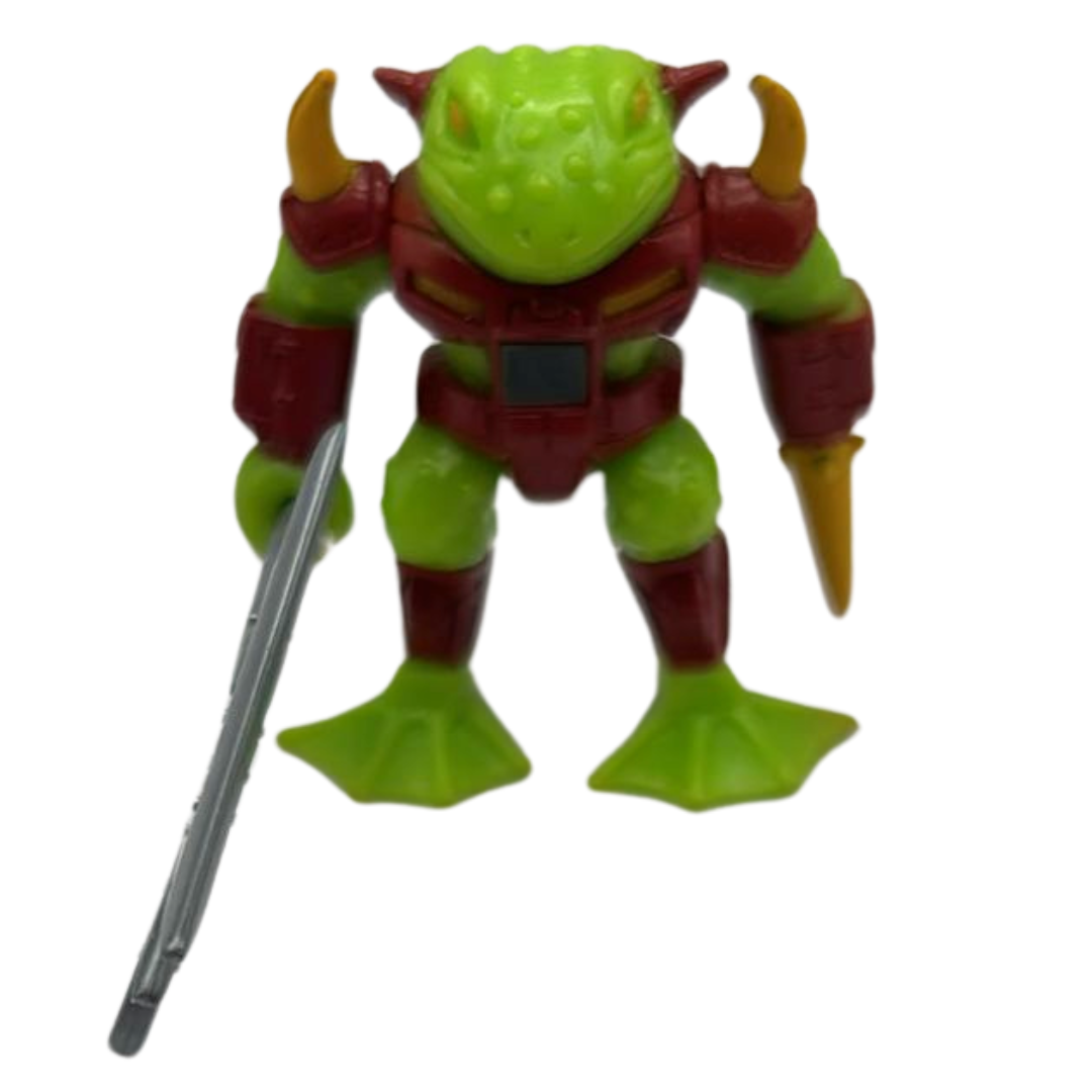 Battle Beasts Horny Toad complete & NON working rub by Hasbro 219