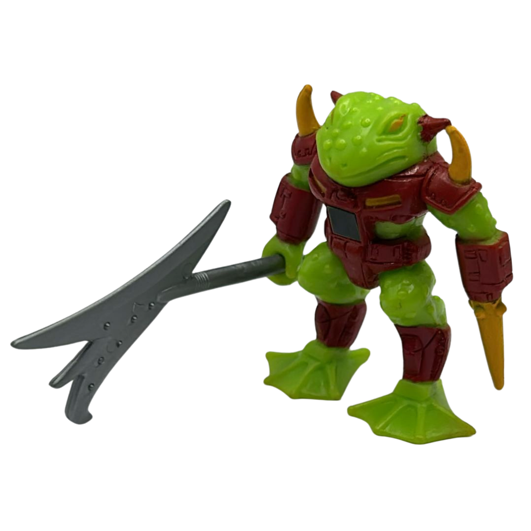 Battle Beasts Horny Toad complete & NON working rub by Hasbro 219