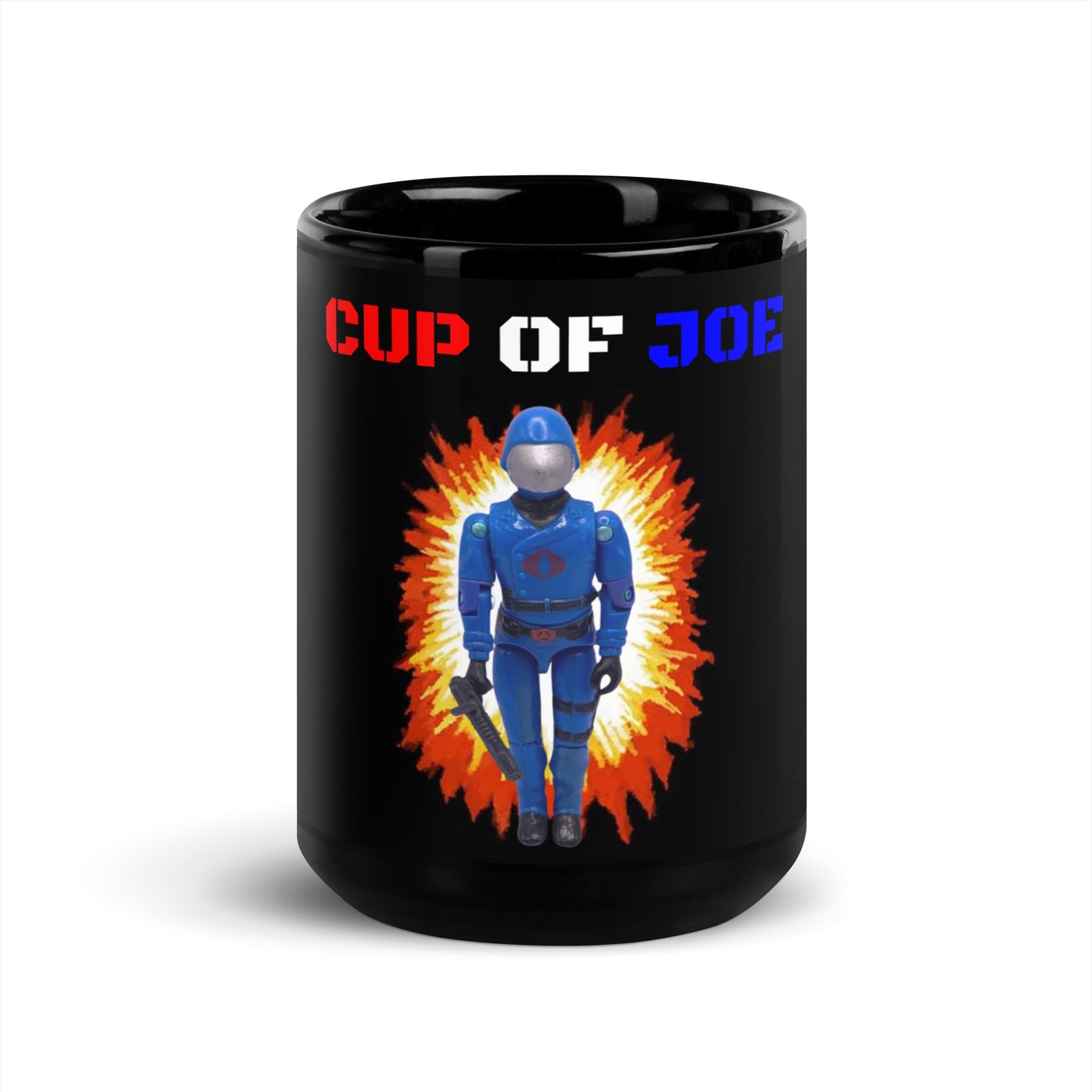 Vintage style G.I. Joe Cup Of Joe mug with Duke and Cobra Commander