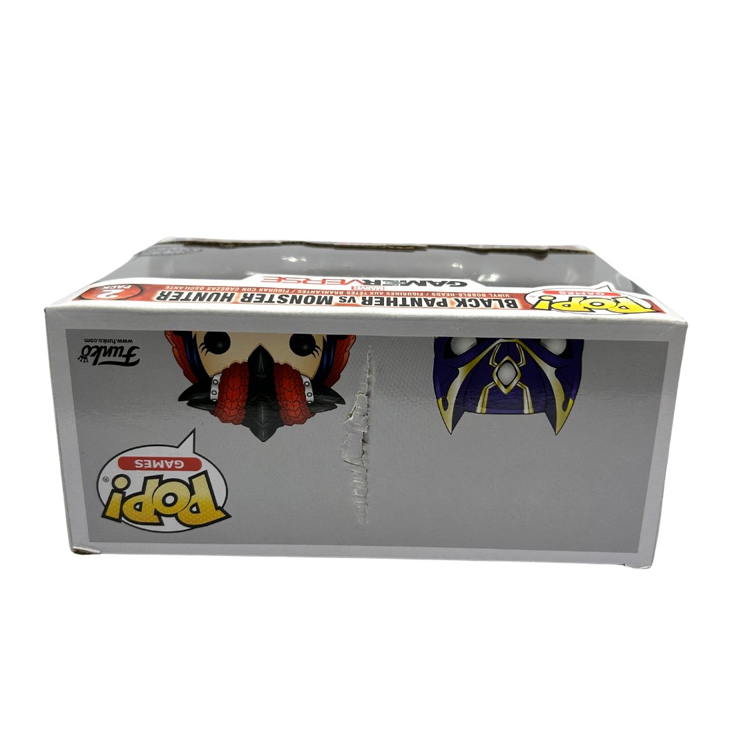 Pop Vinyl Black Panther VS Monster Hunter 2 Pack Marvel VS Capcom exclusive