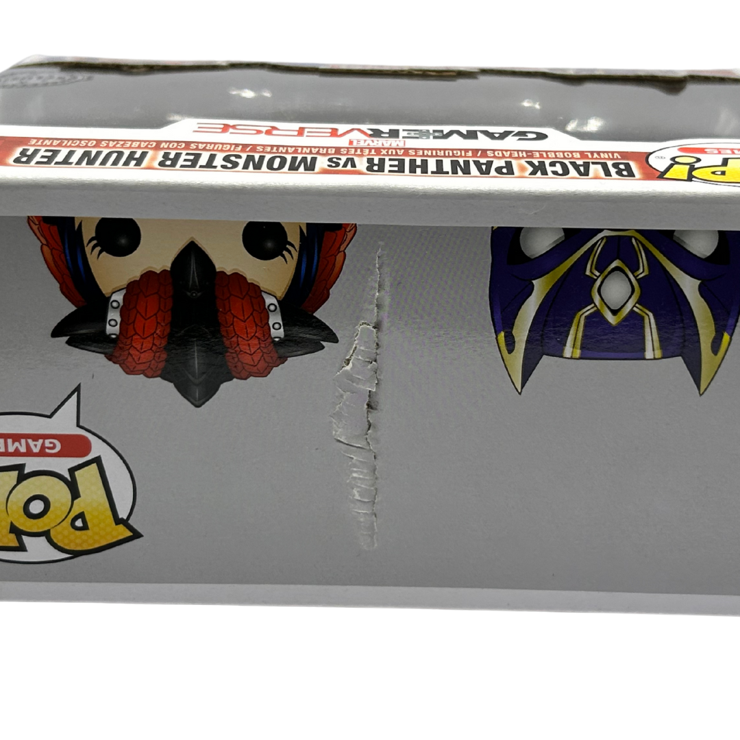 Pop Vinyl Black Panther VS Monster Hunter 2 Pack Marvel VS Capcom exclusive