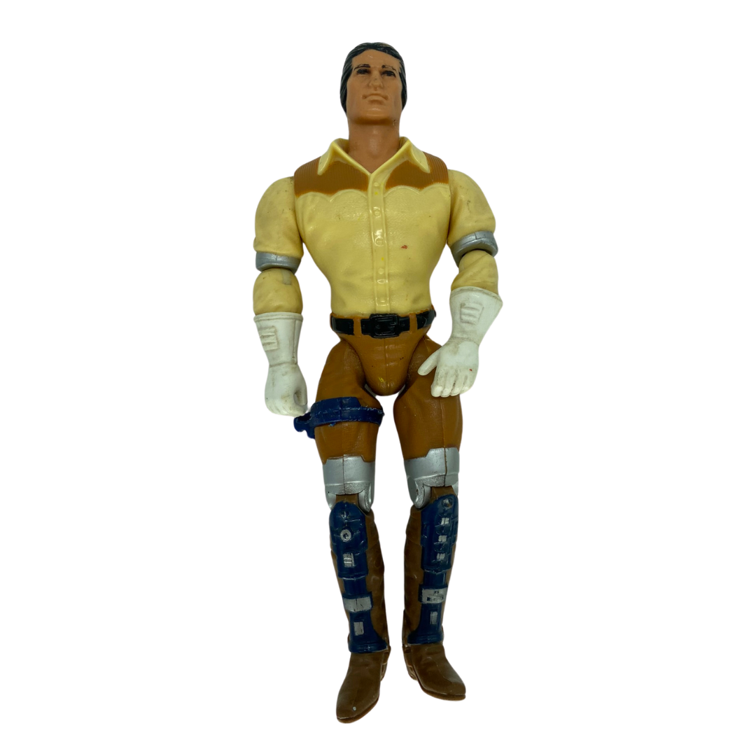 Vintage Bravestarr figure by Mattel, working arm action, Brave Star