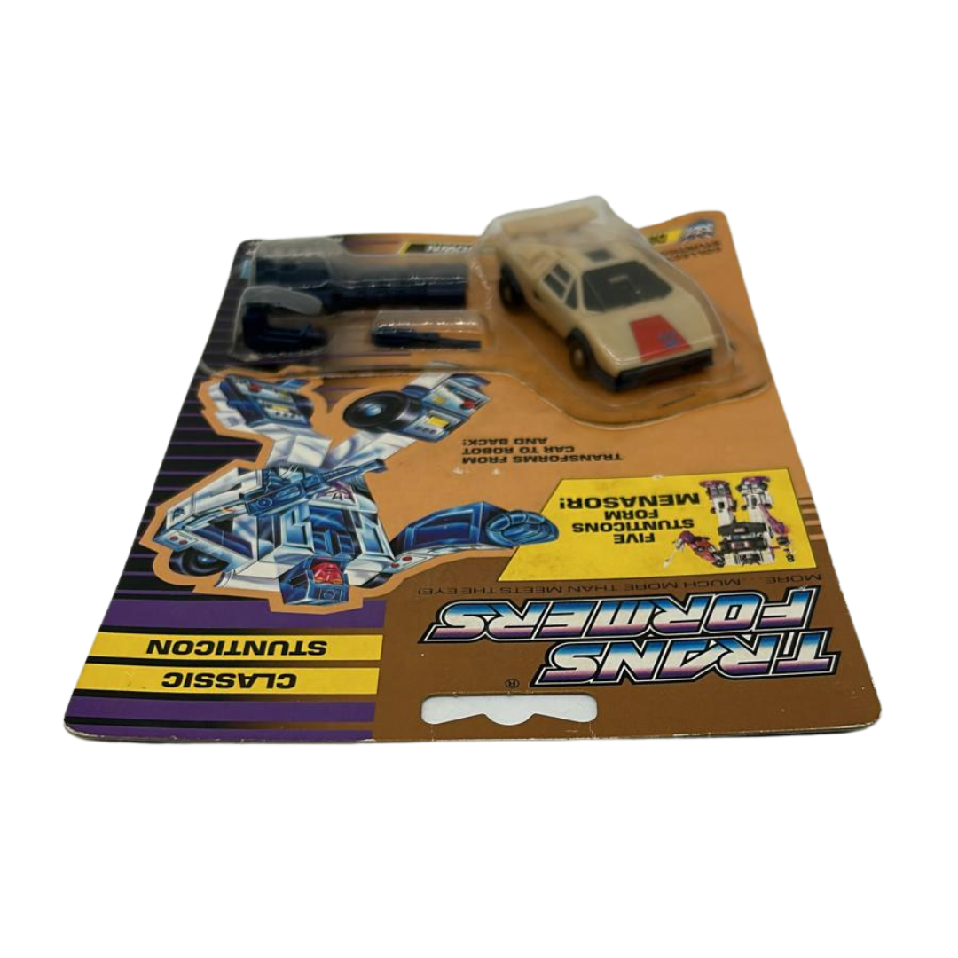 Transformers G1 Breakdown stapled on card complete