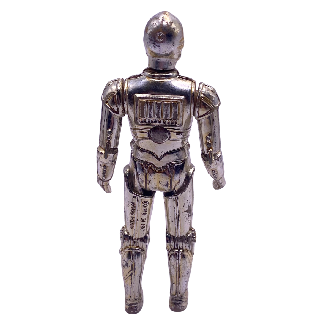 Vintage Star Wars C3PO first 12 1977 GMFGI Hong Kong loose limbs 339