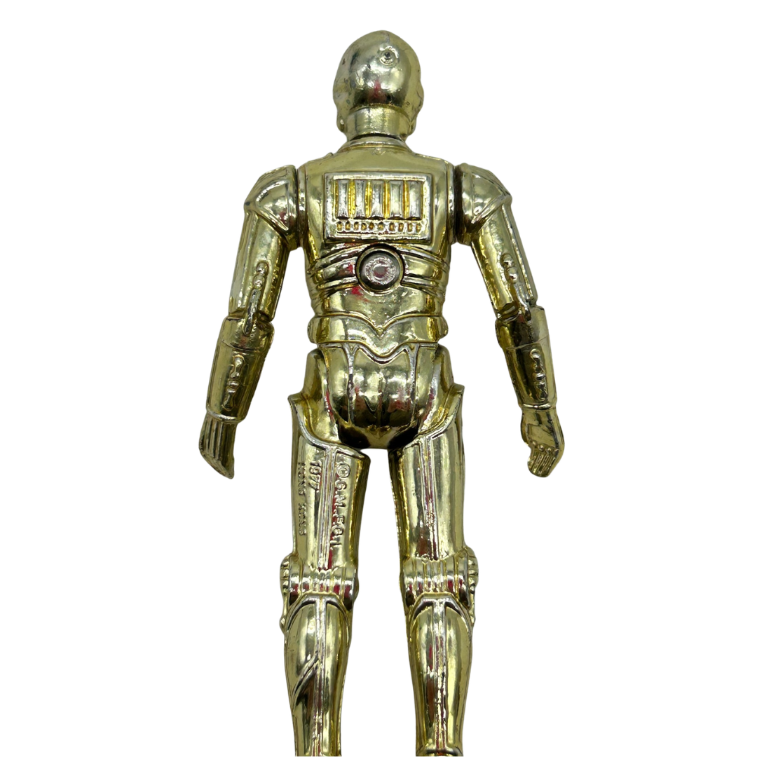 Vintage Star Wars C3PO fixed limbs version 1977 GMFGI Hong Kong 239