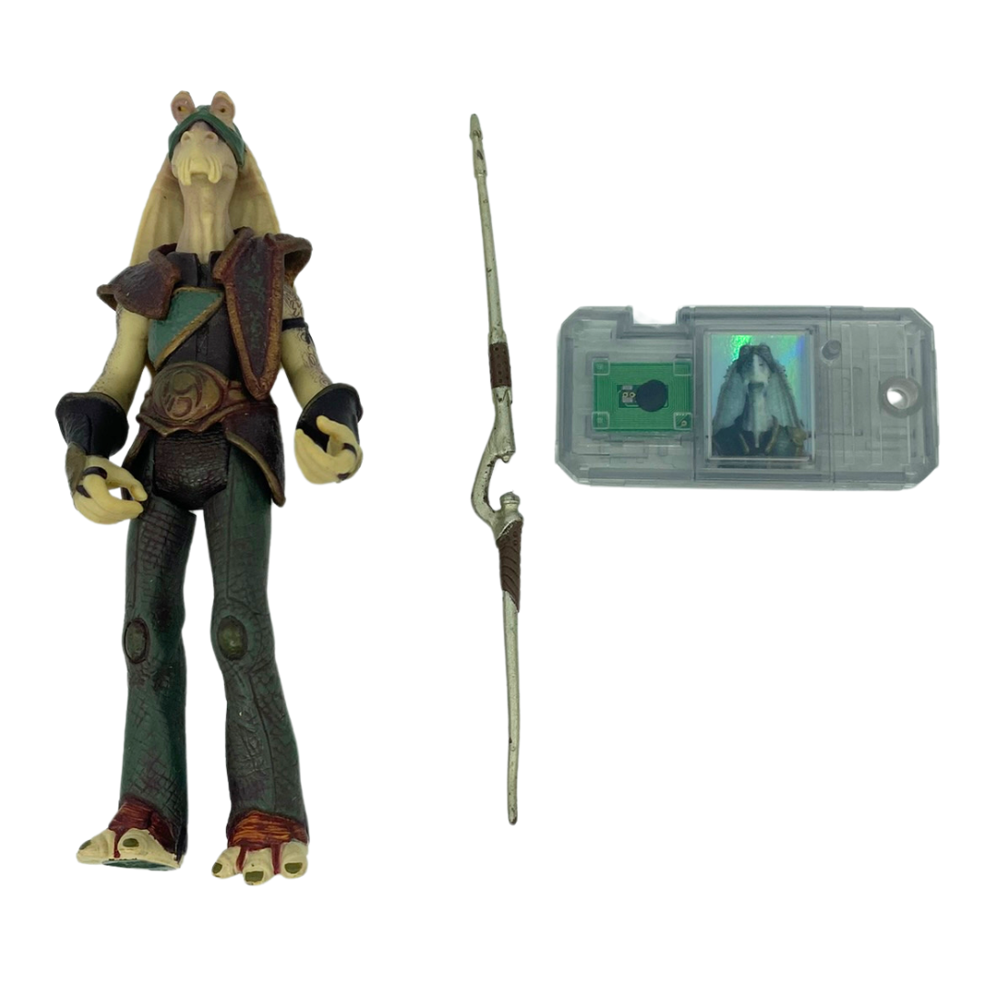 Star Wars Gungan Captain Roos Tarpals complete with comm talk chip 379
