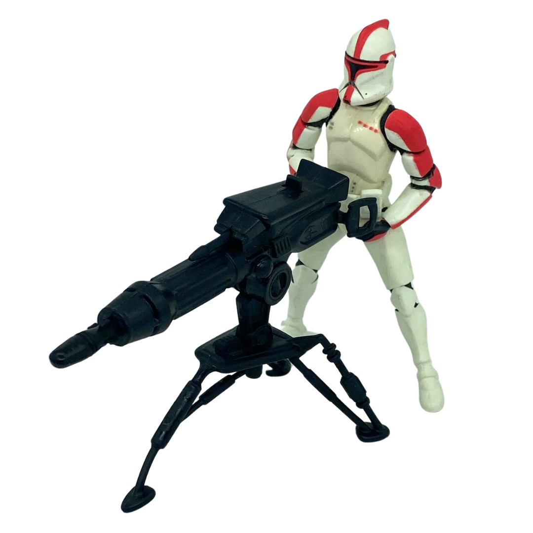 Star Wars Clone Trooper with firing tripod cannon Attack of the Clones 472