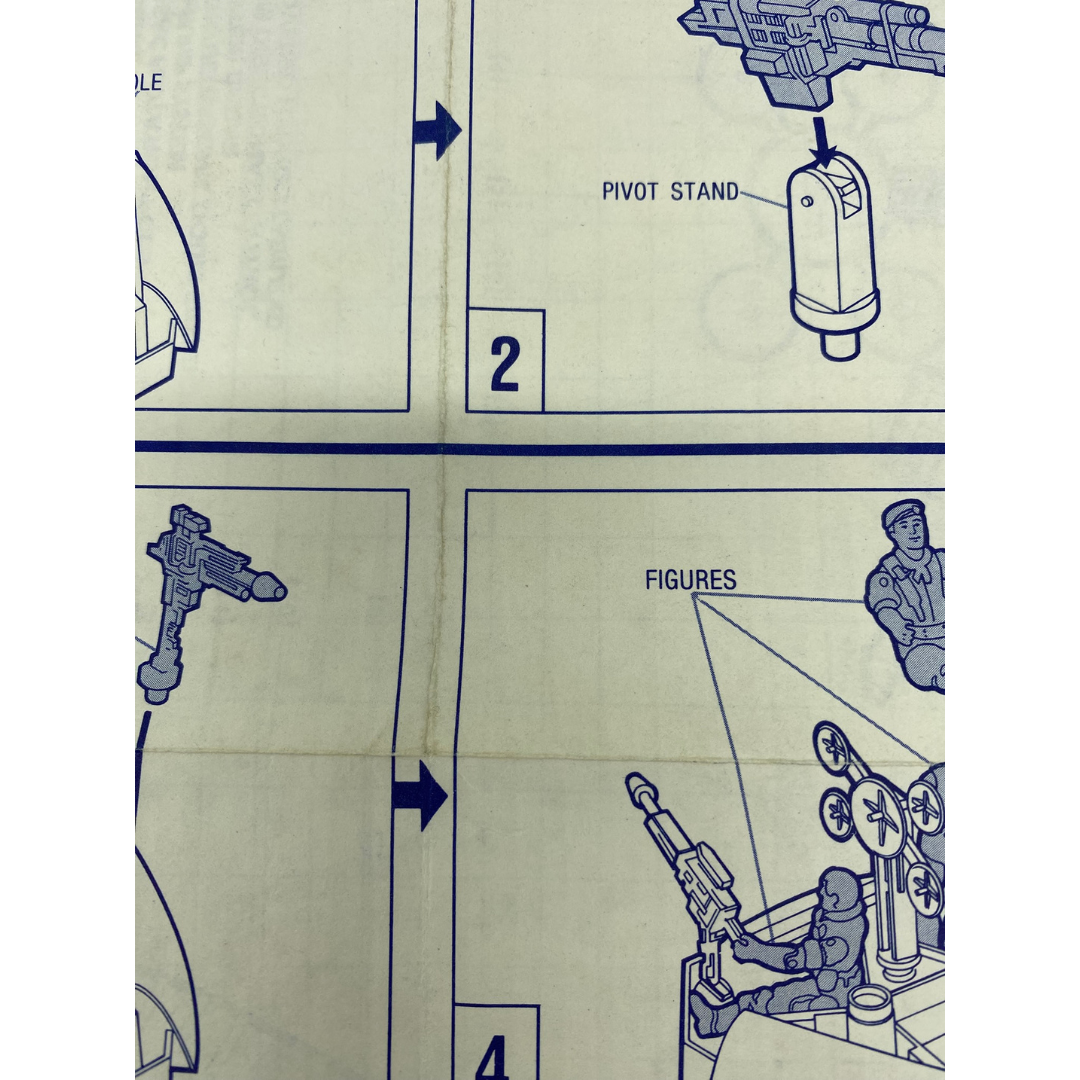 GI Joe, Action Force Cobra Battle Barge instructions 321