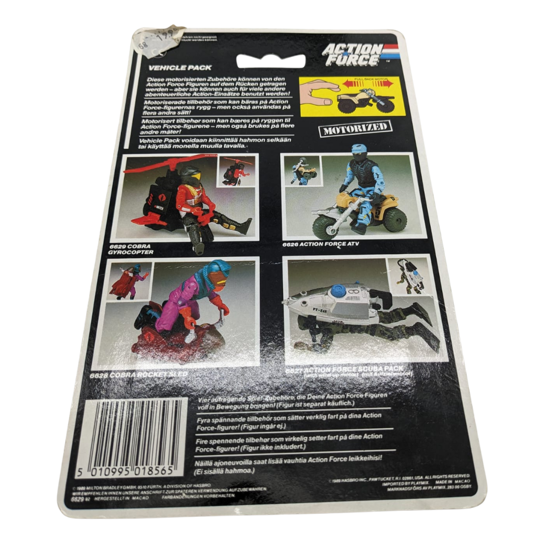 Vintage GI Joe, Action Force Cobra Gyrocopter cardback