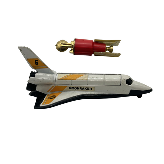 CORGI Vintage Diecast MOONRAKER Space Shuttle & Satellite 007 James Bond 1979