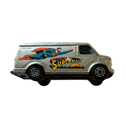 Corgi Juniors Superman Chevrolet silver Van unboxed